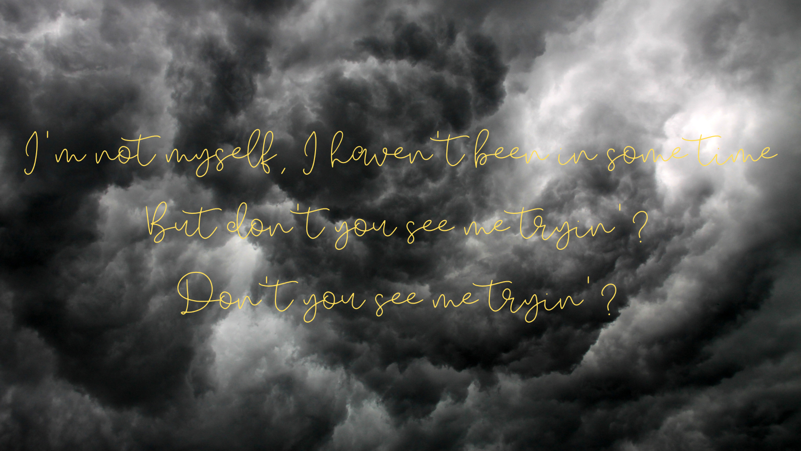 But don’t you see me tryin’: Allergy to life